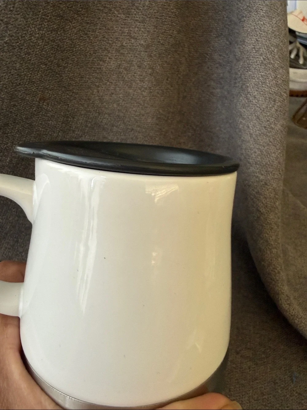 Starbucks minimalist Coffee Ceramic Travel Mug with Stainless Base